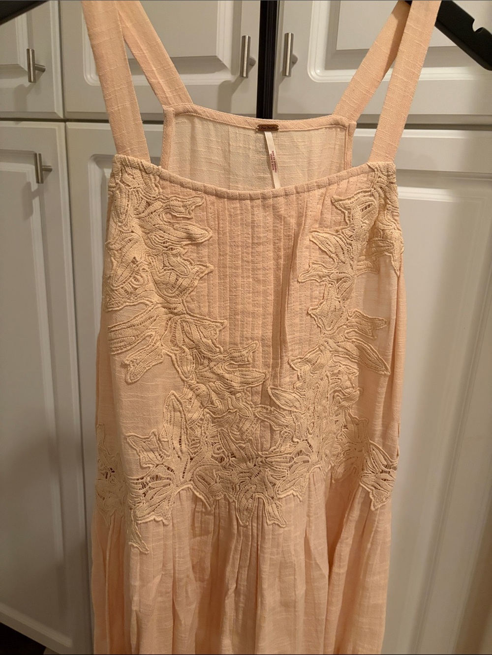 FP Women's light pink Embroidered Midi Dress - Picture 2 of 5
